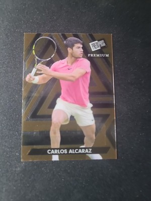 Carlos Alcaraz 1/1 Pre-Production Proof  2024 Leaf Press Pass Premium *CLEAN*!