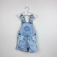 Vintage OshKosh B'gosh Acid Wash Captain OshKosh Shortalls 3T USA