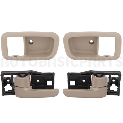 4x Interior Door Handle For 2000-2006 Toyota Tundra Front Left Right Beige