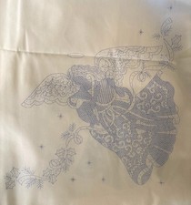 Christmas Angel Stamped Cross Stitch Tableclo...
