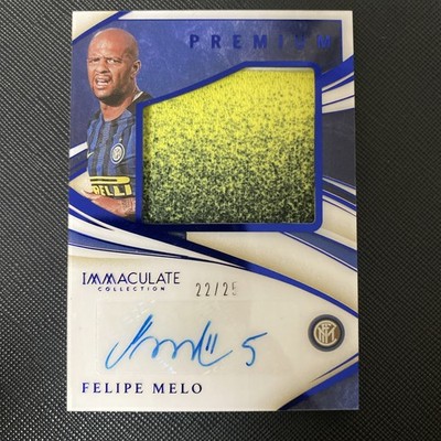 2020 Panini Immaculate Felipe Melo Match-Worn Patch Auto /25 Inter Milan