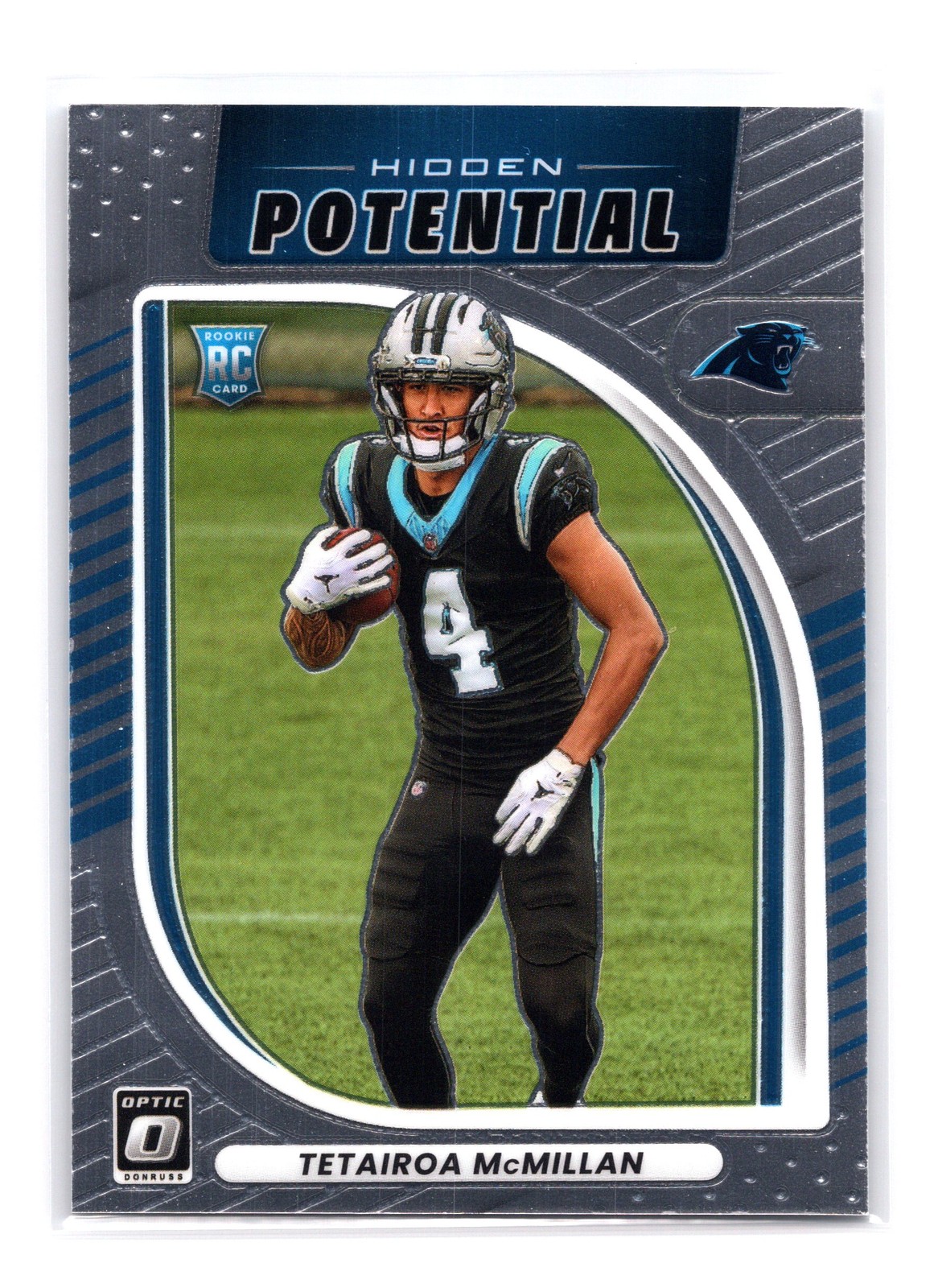 2025 Donruss Optic Tetairoa McMillan #4 Hidden Potential Carolina Panthers
