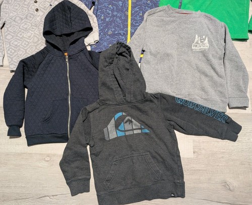 Lot of 8 Boys Sweatshirts Hoodies Sweaters Jacket Sz 4 4T 4/5 Under Armour - Picture 4 of 11