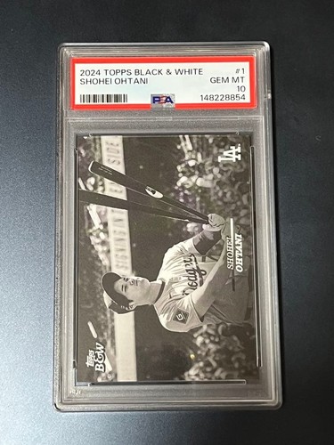 Shohei Ohtani Topps 2024 Black＆White #1 Angels PSA 10