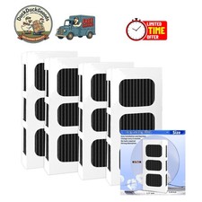 4 High-Quality Carbon Air Filters for Frigidaire Pure Air Ultra II Refrigerators