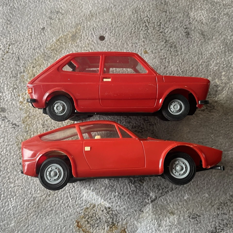 Alfa Romeo Zagato 1300 Junior Fiat 127 Scala 1:20 Plastica  Anni 70 - Immagine 2 di 4
