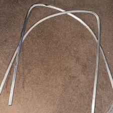 Vintage 1952-1954 Hudson Rear Window Outer Trim Pair Replacement Part