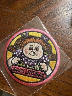 2022 Topps GPK Garbage Pail Kids Book Worms Iron On Patch Leaky Lindsay