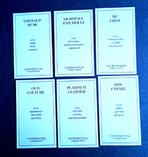 Six Carolina Herrera Advertising Blotter Cards