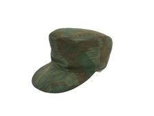 Wehrmacht Tarnm&uuml;tze Einheits Feldm&uuml;tze Gr.58 splittertarn 1943 ORIGINAL STOFF