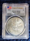 2002 American Silver Eagle - 1 Troy oz. .999 Silver - Philadelphia - PCGS MS 69