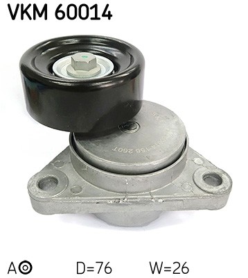 Centre SKF SWEDEN VKM 60014 Belt Tensioner, V-ribbed belt for CHEVROLET,DAEWOO