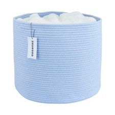 Cotton Rope Basket For Girls Boys Kids 16  X14  Baby Laundry Baskets Nursery B...