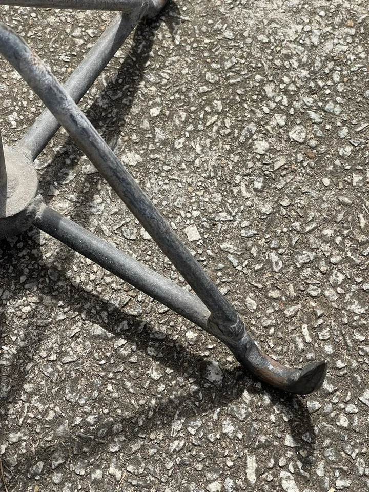 Percha de cocina para juego de hierro de 1900 4 ganchos 30 1/4” H Foto 3 de 4