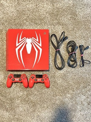 Sony PlayStation 4 Pro Marvel Spiderman Edition Console 1TB 