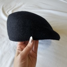 Dorfman Pacific Wool Bowler Hat Cap Vintage Gray Grey Size S/M