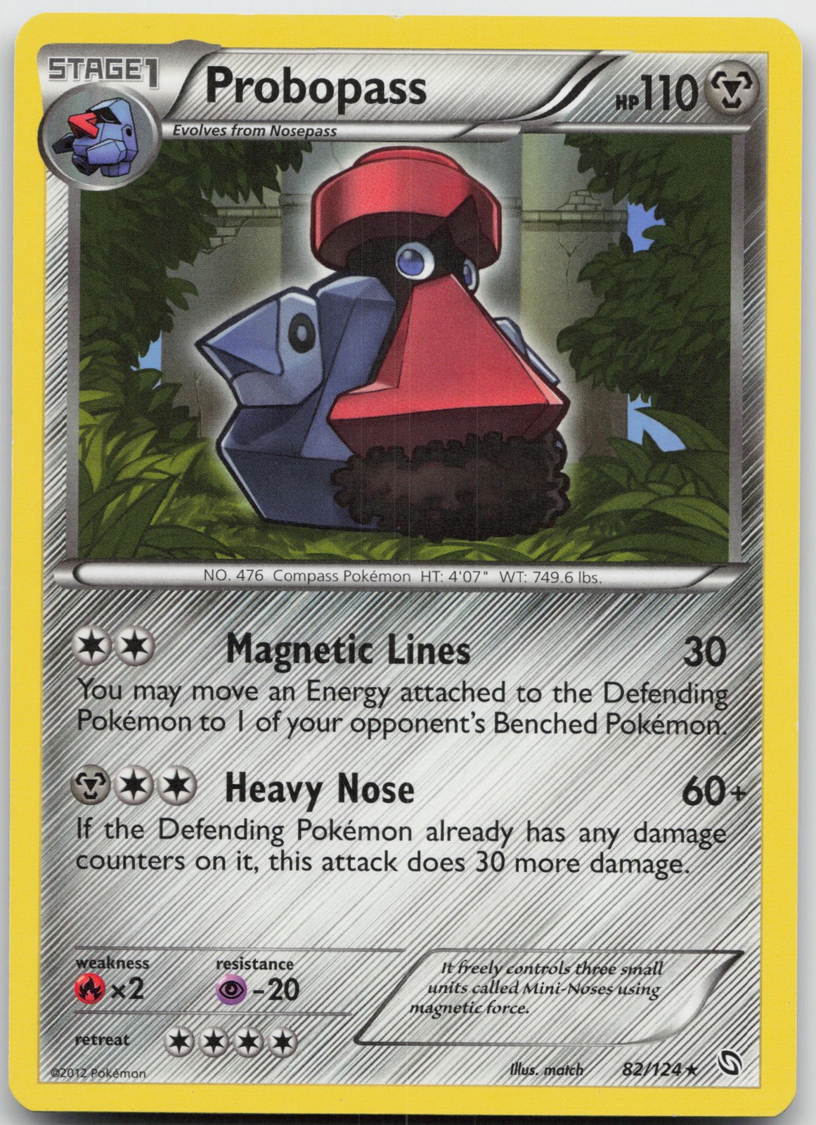 Probopass Rare Dragons Exalted 82/124 LP