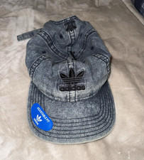 adidas Blue Adjustable Baseball Cap Hat Solid...