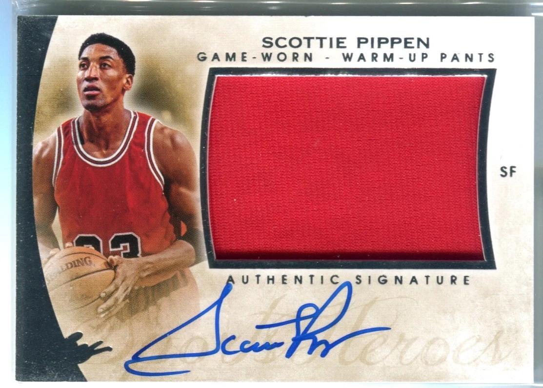 Leaf Scottie Pippen Basketball Autographed Sports Trading Cards