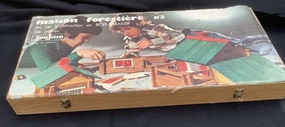 Jeu De Constriction Maison Forestière Jeujura n°3avec boite d'origine,occasion - Photo 1/4