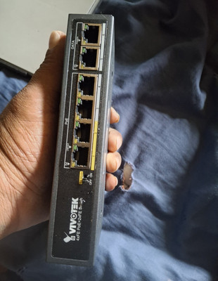 VIVOTEK AW-FET-060C-065 6-Port Fast Ethernet 100Mbps Unmanaged PoE Switch