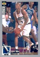 1994-95 Collector's Choice #238 Jalen Rose Silver Signature
