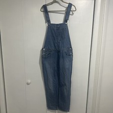 Vintage Levi  s Blue Denim Overalls Medium Tapered Leg 5  1 Pocket Design