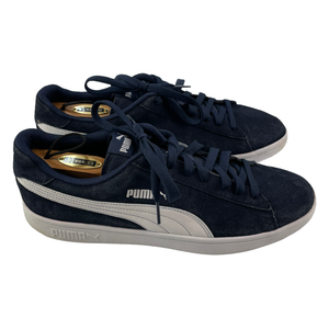 puma smash suede blue