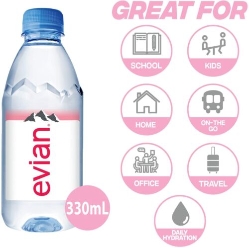 Evian Natural Mineral Water (1L x12, 1.5L x12, 330ml x24, 500ml x24, 750ml x12) - Picture 9 of 41