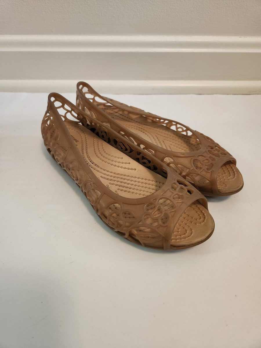 Jelly Shoes Womens Crocs Isabella Jelly Ii Flats Crocs Isabella