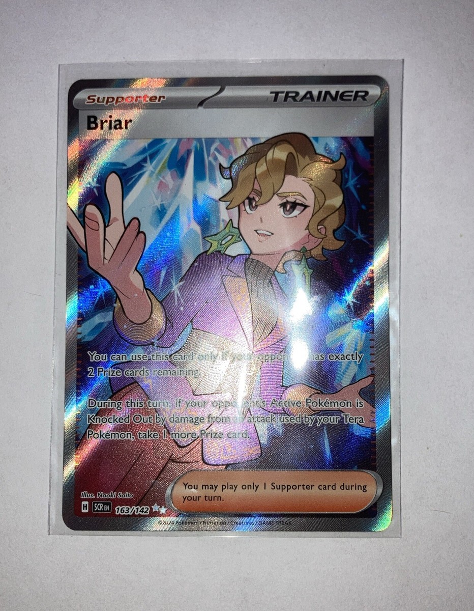 Pokémon TCG: Briar - 163/142 - Ultra Rare - Stellar Crown Pokémon TCG: Briar - 163/142 - Ultra Rare - Stellar Crown