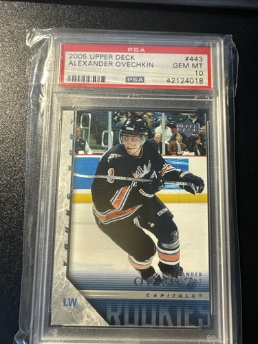 2005-06 Upper Deck Alexander Ovechkin Young Guns PSA 10 RC #443 Alex