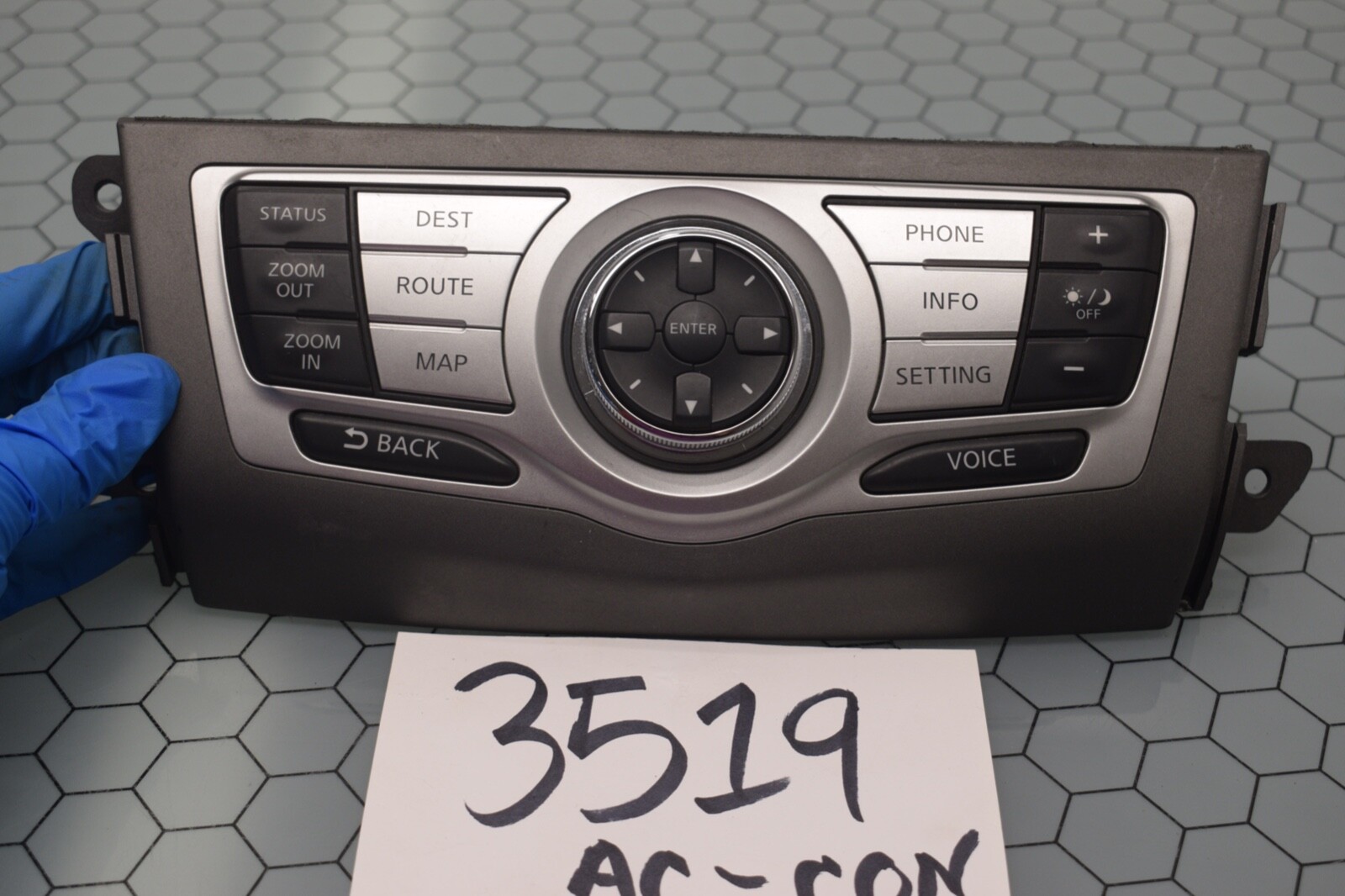 2013 2014 Nissan Murano Navigation Control Panel Used Stock #3519-AC