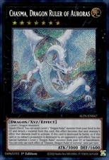 Chasma, Dragon Ruler of Auroras - ALIN-EN047 - Secret Rare - 1st Edition - NM/M