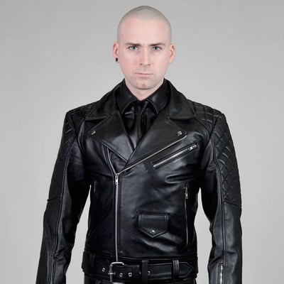 biker jacket real leather