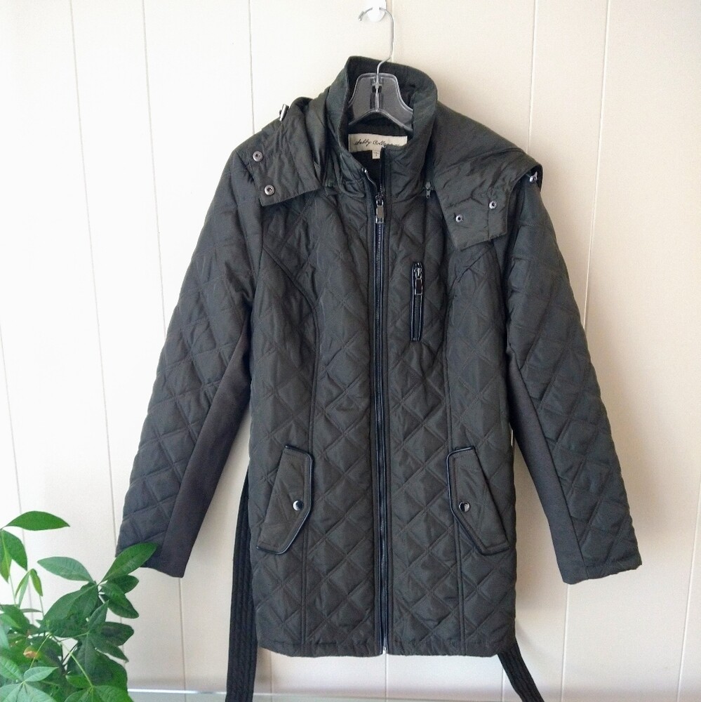 Sebby Collection Army Green Winter Coat Jacket Women's Size Large