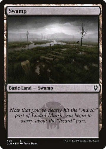 10x SWAMP basic lands NM  Battle for Baldur's Gate - Various art versions mtg