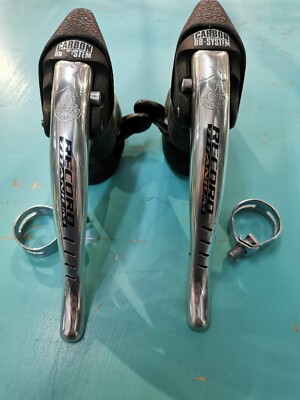 CAMPAGNOLO RECORD TITANIUM ERGOPOWER 8V COLNAGO GEARBOX BRAKE LEVER CONTROLS