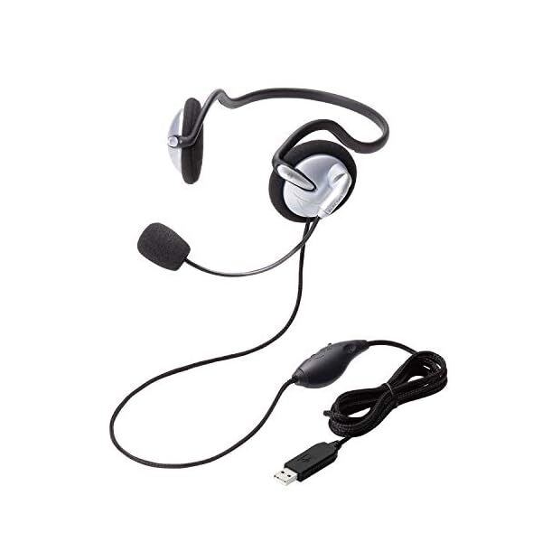 Elecom Headset Microphone Ps4 Usb Both Ears Neck Band 1.8m Hs-nb05usv