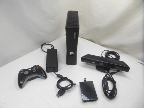 Microsoft Xbox 360 S 500 Go console noire avec Kinect - Photo 1/12