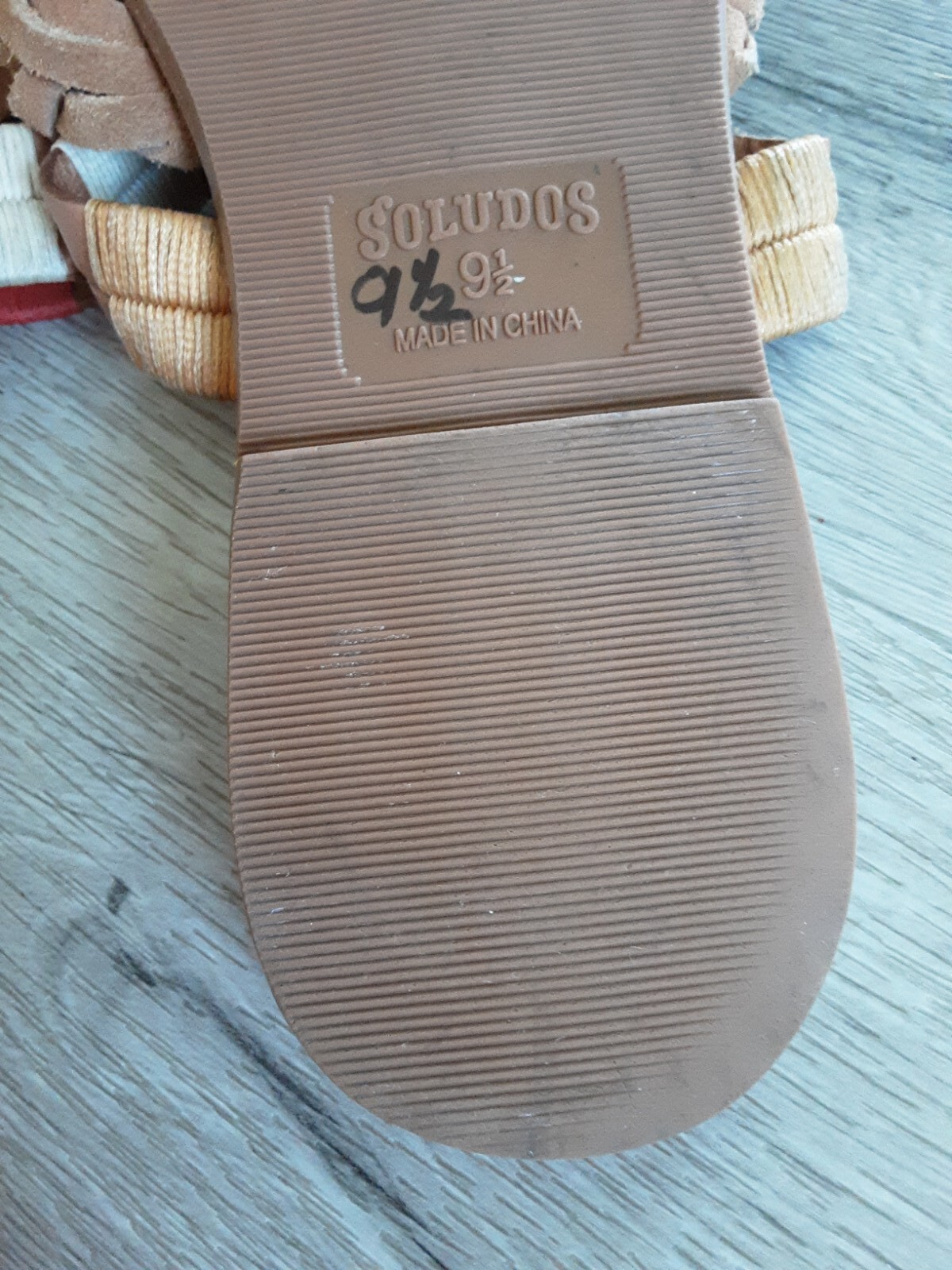 SOLUDOS-Boho Chic-Orange Tan Friendship Bracelet … - image 10