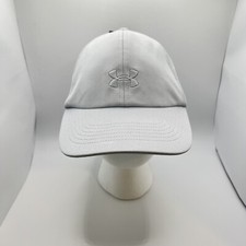 Under Armour Hat Cap Heat Gear Gray UA Free Fit Adjustable Strapback Womens NEW