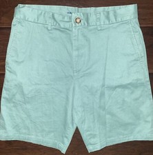 Old Navy Slim Built-In Flex Rotation Chino Shorts for Men-Size 32 Swaying Palm