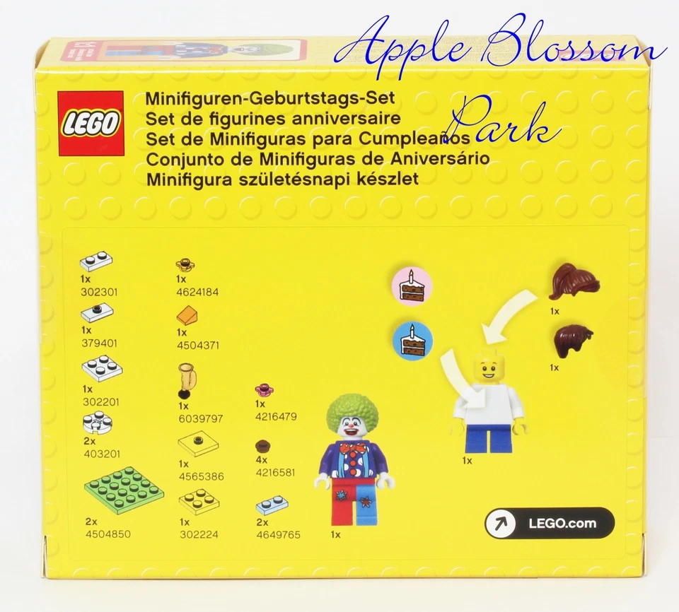 NUEVO Sellado Lego Creator Holiday Minifigura JUEGO DE CUMPLEAÑOS con Niño Niña y Fiesta Payaso Foto 2 de 4