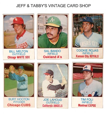 1975 HOSTESS BASEBALL 1 TO 150