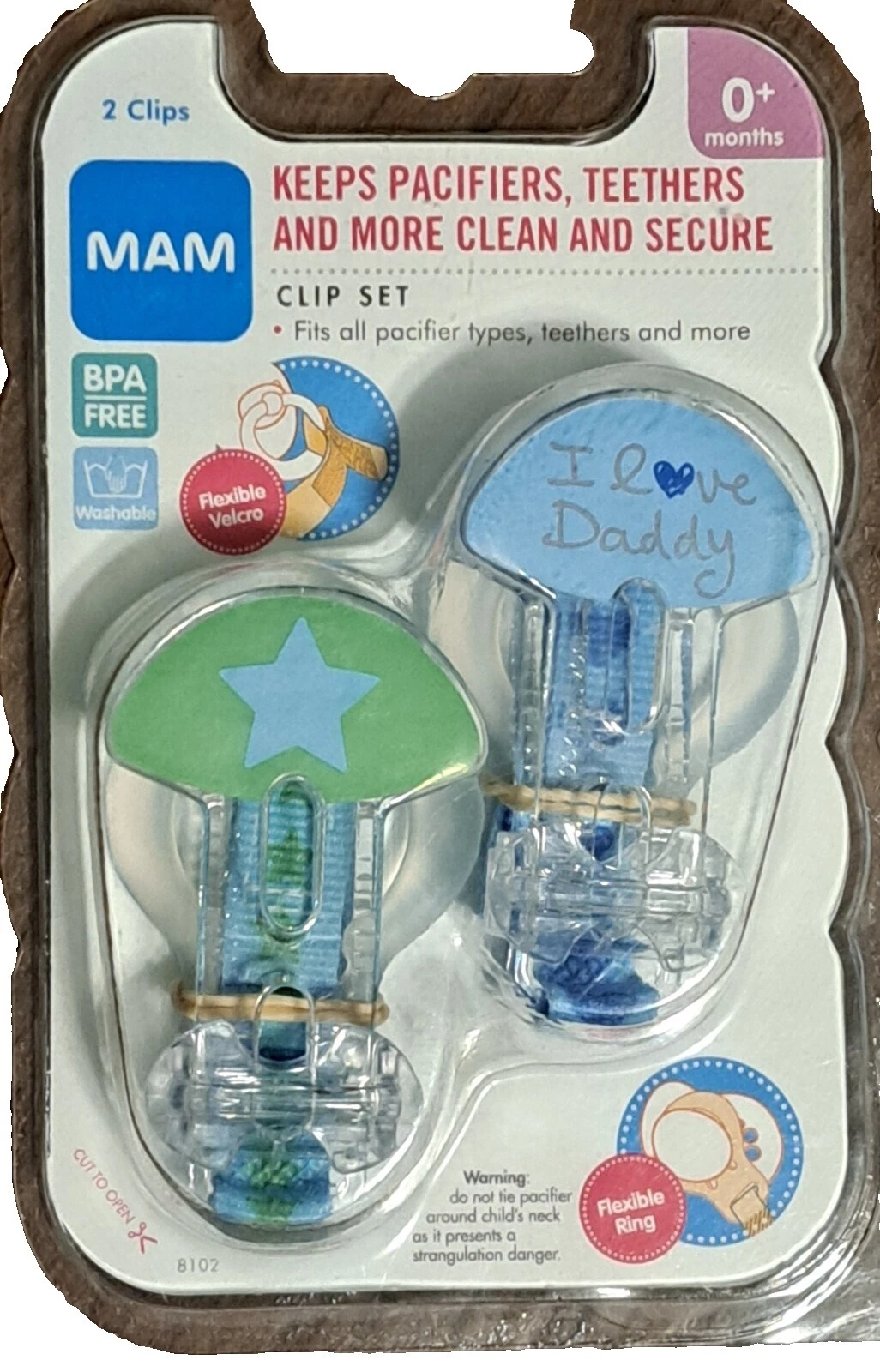 Clips de Chupete MAM y estuches