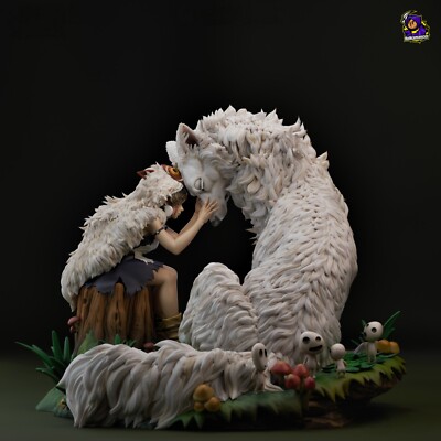 San - Princess Mononoke - Fan Art Figur - 3D Resin Print 220mm
