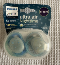 NEW Genuine Philips Avent Ultra air ultra air nighttime pacifier 6-18m