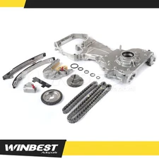 Timing Chain Kit Oil Pump for 2002-2006 Nissan Altima Sentra 2.5L Engine QR25DE
