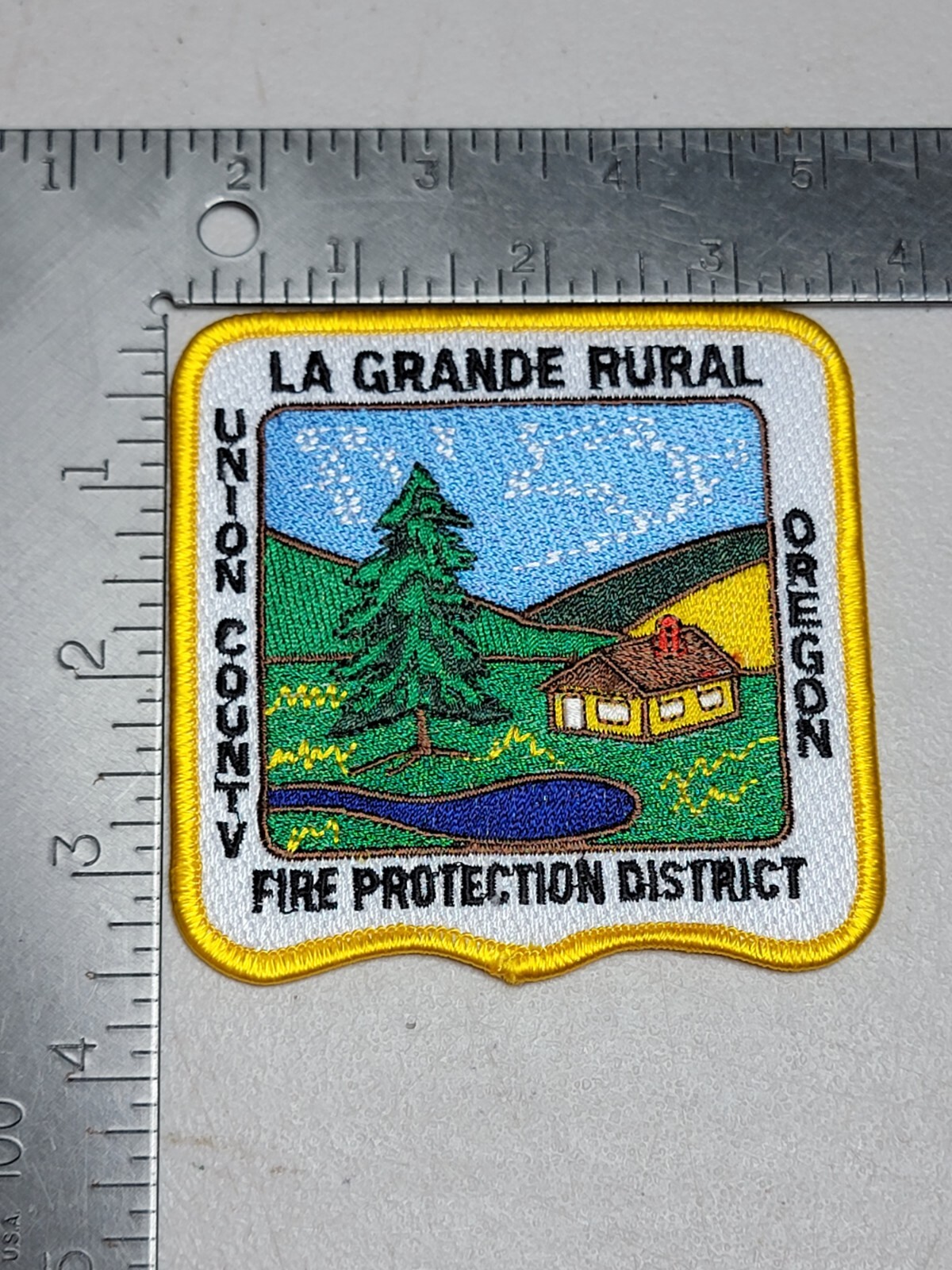 C bag 4 Fire patch patches Union county Oregon LA Grande protection